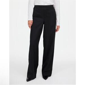 Madewell Pants Womens XL Black Pull On Straight Drapey Twill Relaxed Lyocell